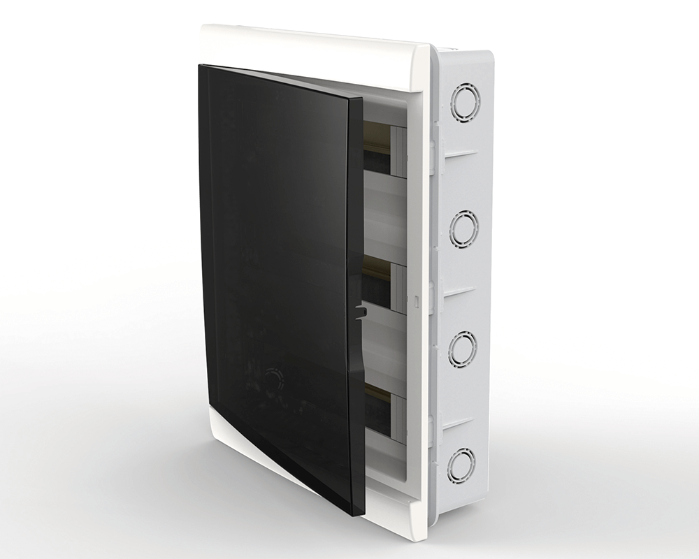 CAJA DE EMBUTIR P/ 48 MÓD. DIN PTA FUME