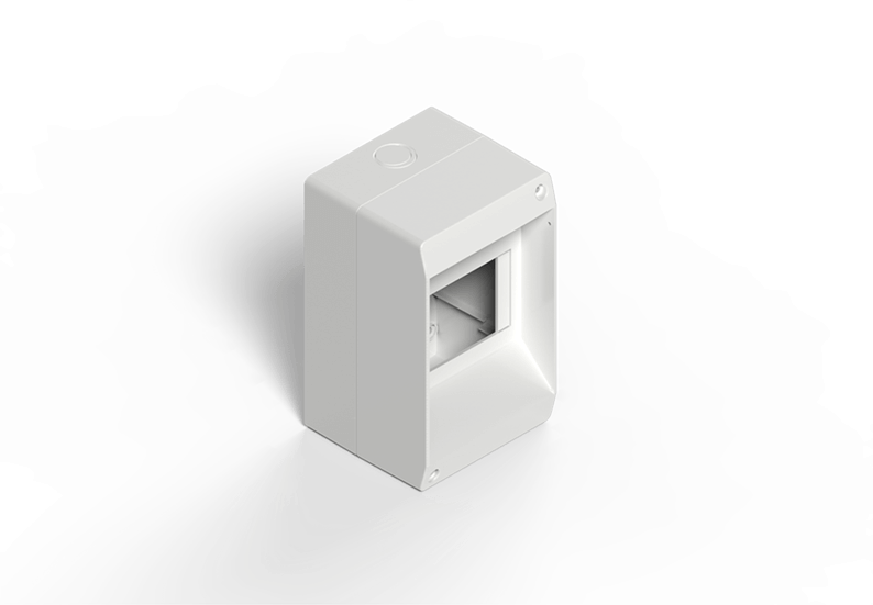 CAJA TÉRMICA EXTERIOR 2 BIP. BLANCA SIN TAPA