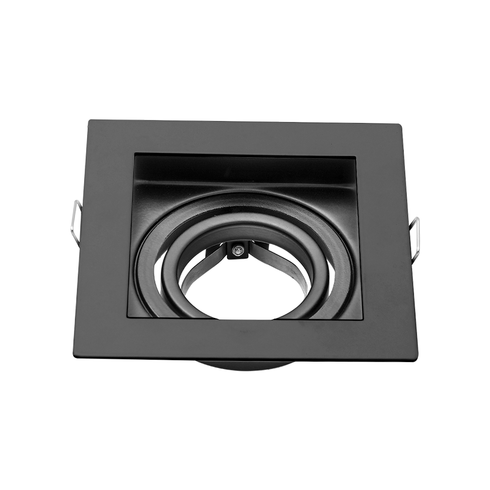 ARTEFACTO MACROLED EMBUTIR X1 DICRO MARCO NEGRO