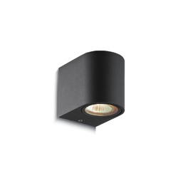 APLIQUE EXTERIOR ADRIEL GU10 NEGRO TEXT.