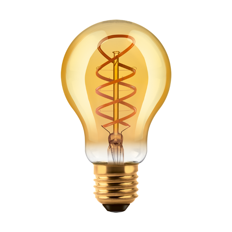 BULBO A60 FILAMENTO GOLDEN MACROLED 2W E27 AC180-265V AMBAR 2200K