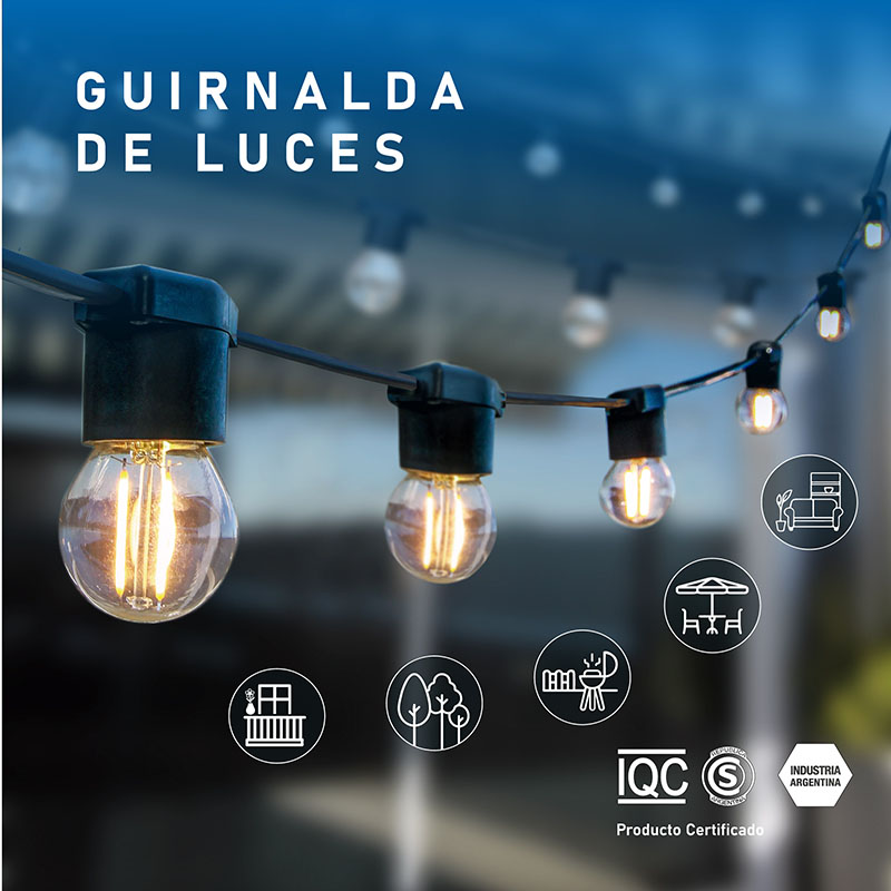 GUIRNALDA 5 MTS 7 PORTALAMPARAS (18) 