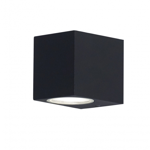 APLIQUE UNIF. "NICO" C/ZOC.GU10.NEGRO
