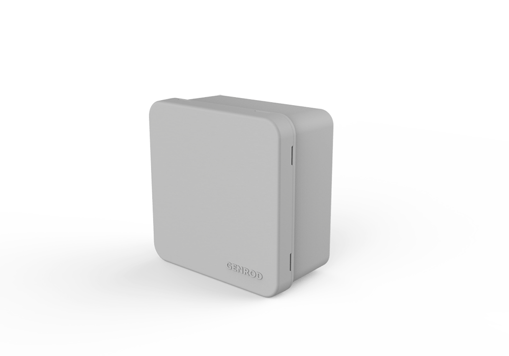 CAJA CUADRADA CON TAPA BLANCA SOBREP.