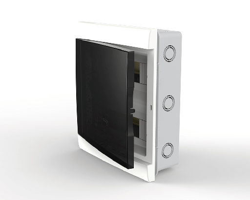 [04024/GENROD] CAJA DE EMBUTIR P/ 24 MÓD. DIN PTA FUME