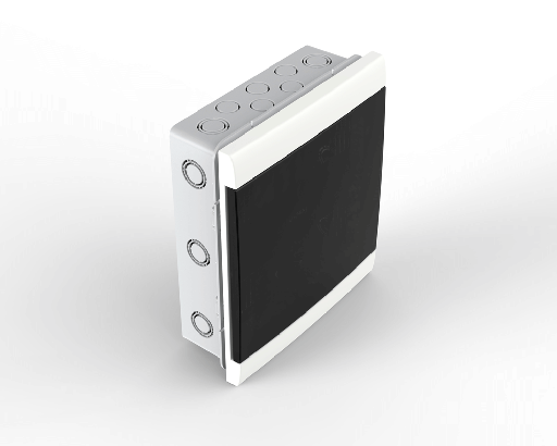 [04036/GENROD] CAJA DE EMBUTIR P/ 36 MÓD. DIN PTA FUME
