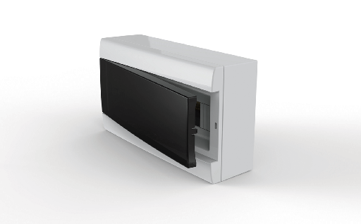 [04516/GENROD] CAJA DE SOBREPONER P/ 16 MÓD. DIN PTA FUME