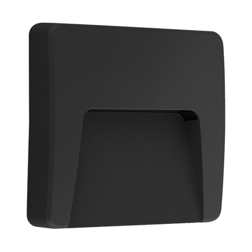 [AECN-3W/MACROLED] ARTEFACTO DE APLICAR EXTERIOR CUADRADO, COLOR NEGRO, UNIDIRECCIONAL, IP65, AC100-240V, 3W 100LM, RA>80, BLANCO CALIDO