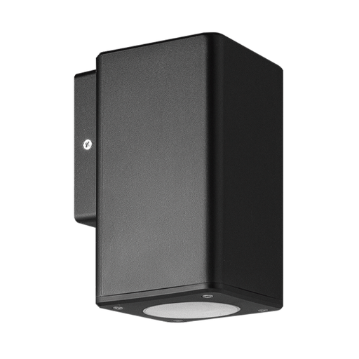 [AECN-X1/MACROLED] ARTEFACTO DE APLICAR EXTERIOR CUADRADO, COLOR NEGRO, UNIDIRECCIONAL, IP54, AC100240V, GU10, 9W MAX