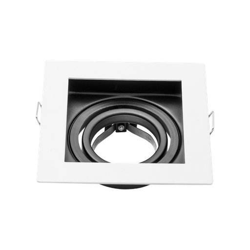 [AED-X1-MB/MACROLED] ARTEFACTO MACROLED EMBUTIR X1 DICRO MARCO BLANCO