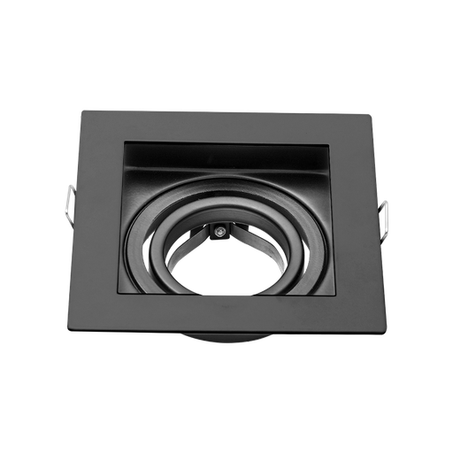 [AED-X1-MN/MACROLED] ARTEFACTO MACROLED EMBUTIR X1 DICRO MARCO NEGRO