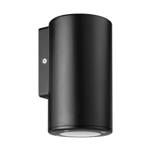 [AERN-X1/MACROLED] ARTEFACTO DE APLICAR EXTERIOR REDONDO, COLOR NEGRO, UNIDIRECCIONAL, IP54, AC100240V, GU10, 9W MAX