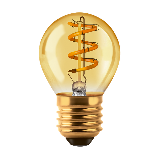 [BFG45G-3WW/MACROLED] BULBO G45 FILAMENTO GOLDEN MACROLED 3W E27 AC180-265V AMBAR 2200K