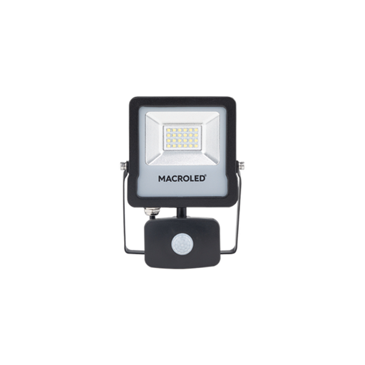 [SFLSV2-20CW/MACROLED] REFLECTOR LED CON SENSOR DE MOVIMIENTO MACROLED 20W AC100-240V FRIO 6500K
