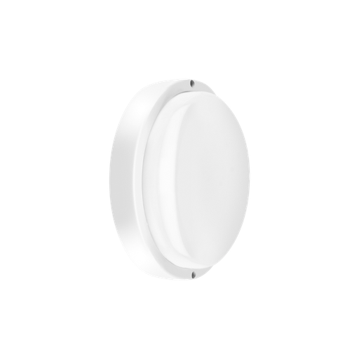 [TR-MB-12W-WW/MACROLED] TORTUGA MACROLED REDONDA MARCO BLANCO 12W - IP54 - AC100-265V - FP:0,9 - 1080 LM - BLANCO CALIDO