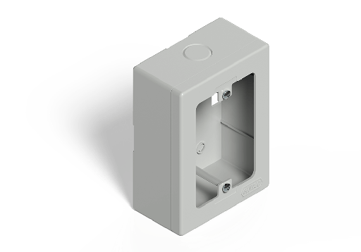 [02215PB/GENROD] CAJA RECTANGULAR EXTERIOR BLANCA