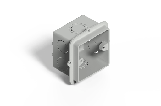 [02224PG/GENROD] CAJA DE EMBUTIR MIGNON C/OREJA PLASTICA